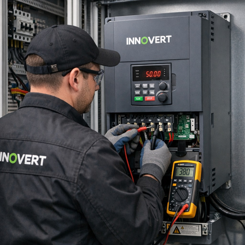 Ошибки частотного преобразователя Innovert