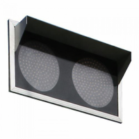 Светофор пешеходный односторонний "КОМБО" Т 7.2 300 мм  12В корпус ультратонкий