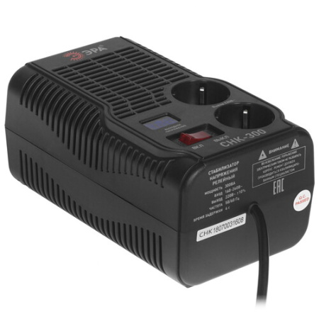 ЭРА  CНК-300-У  Стабилизатор напряжения  компактный 160-260В/220В,300ВА