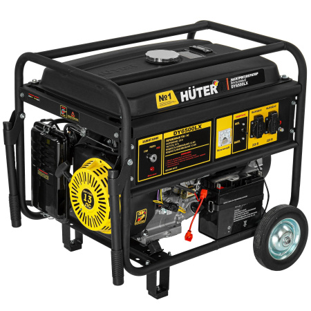 Электрогенератор DY6500LХ Huter с колесами 64/1/15