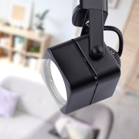 Светильник трековый Эра MR-16 черный TR-10 -GU10 BK 