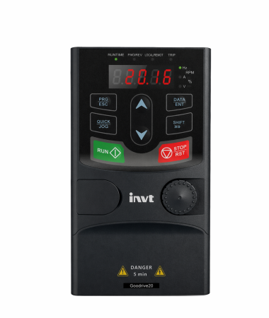 Частотный преобразователь INVT GD20-0R4G-S2 0,4 кВт 220В
