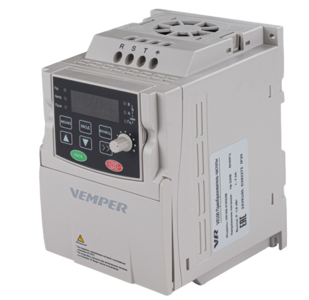 Частотный преобразователь VEMPER VR100-015T4B 1,5 кВт 380В