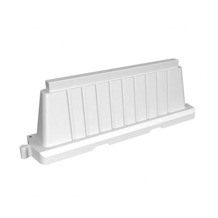 Водоналивной барьер вставной 2 метра белый